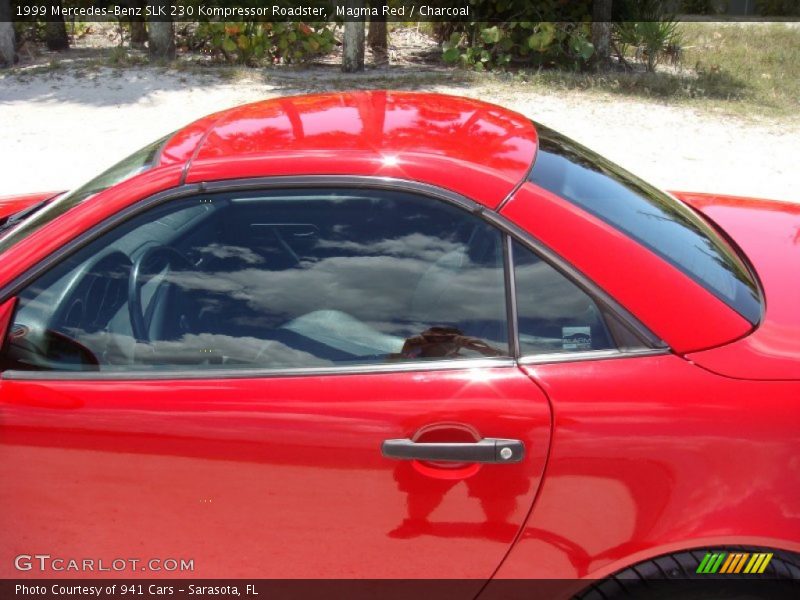 Magma Red / Charcoal 1999 Mercedes-Benz SLK 230 Kompressor Roadster