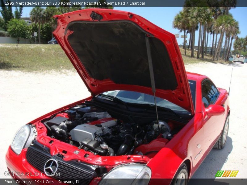 Magma Red / Charcoal 1999 Mercedes-Benz SLK 230 Kompressor Roadster