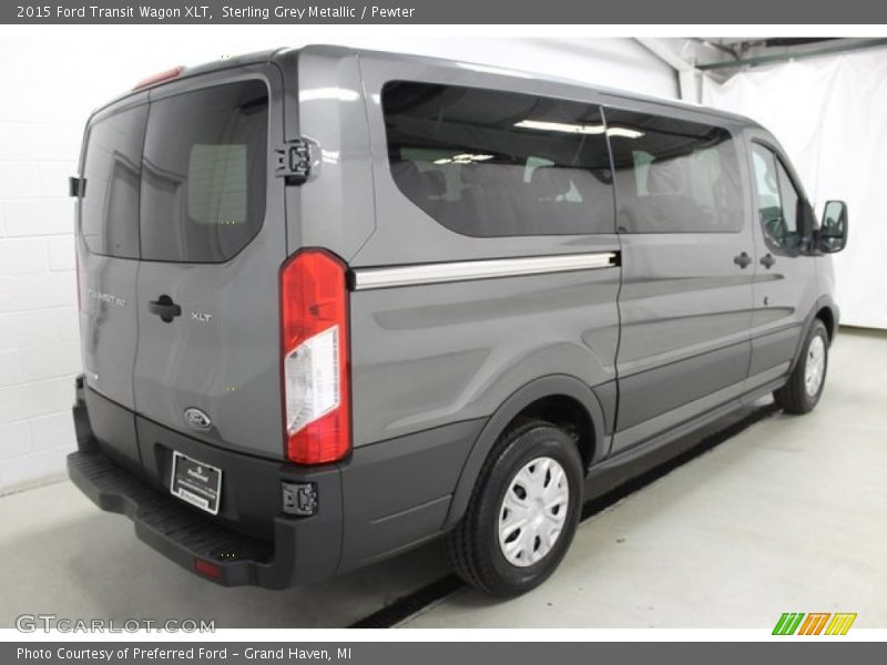 Sterling Grey Metallic / Pewter 2015 Ford Transit Wagon XLT
