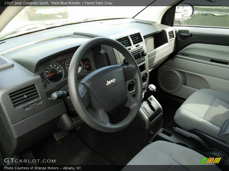 Steel Blue Metallic / Pastel Slate Gray 2007 Jeep Compass Sport