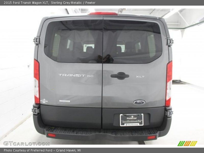 Sterling Grey Metallic / Pewter 2015 Ford Transit Wagon XLT
