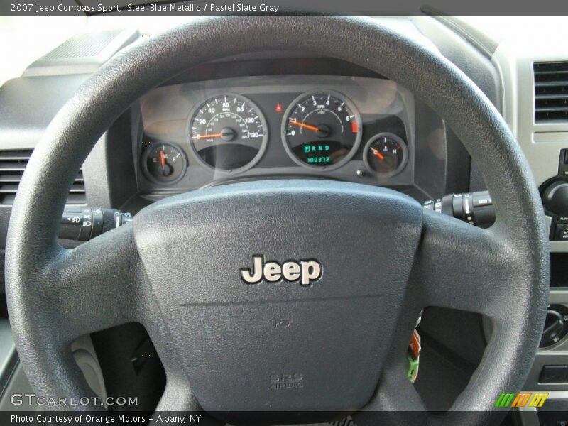 Steel Blue Metallic / Pastel Slate Gray 2007 Jeep Compass Sport