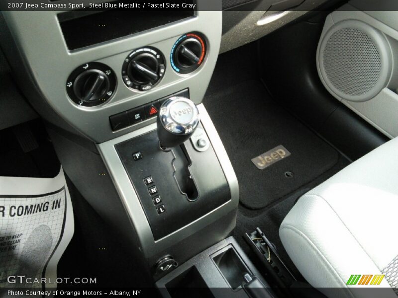 Steel Blue Metallic / Pastel Slate Gray 2007 Jeep Compass Sport