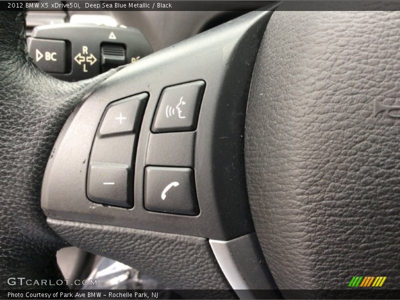 Deep Sea Blue Metallic / Black 2012 BMW X5 xDrive50i