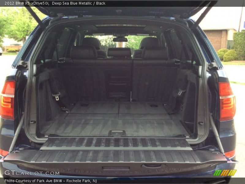 Deep Sea Blue Metallic / Black 2012 BMW X5 xDrive50i