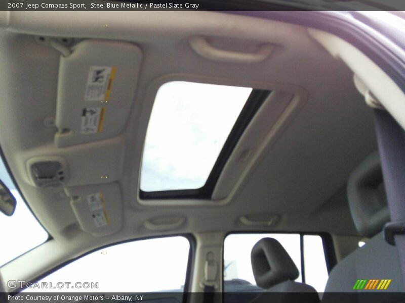 Steel Blue Metallic / Pastel Slate Gray 2007 Jeep Compass Sport