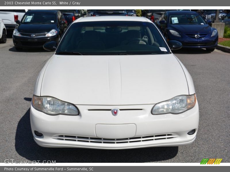 White / Gray 2003 Chevrolet Monte Carlo SS
