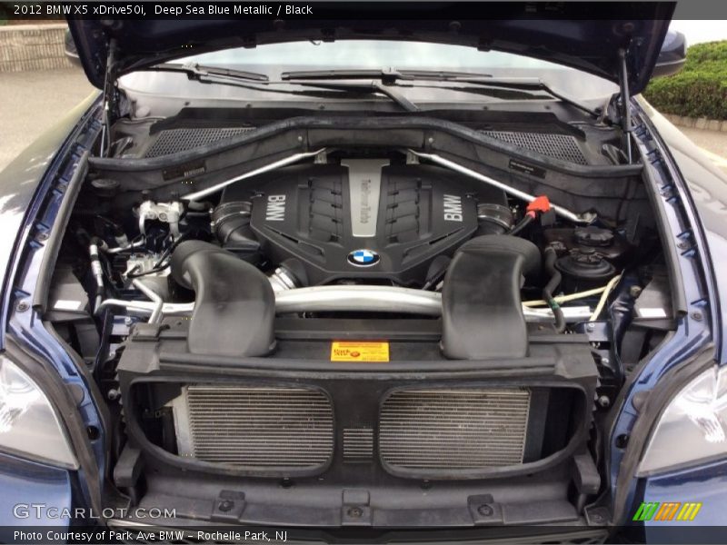 Deep Sea Blue Metallic / Black 2012 BMW X5 xDrive50i