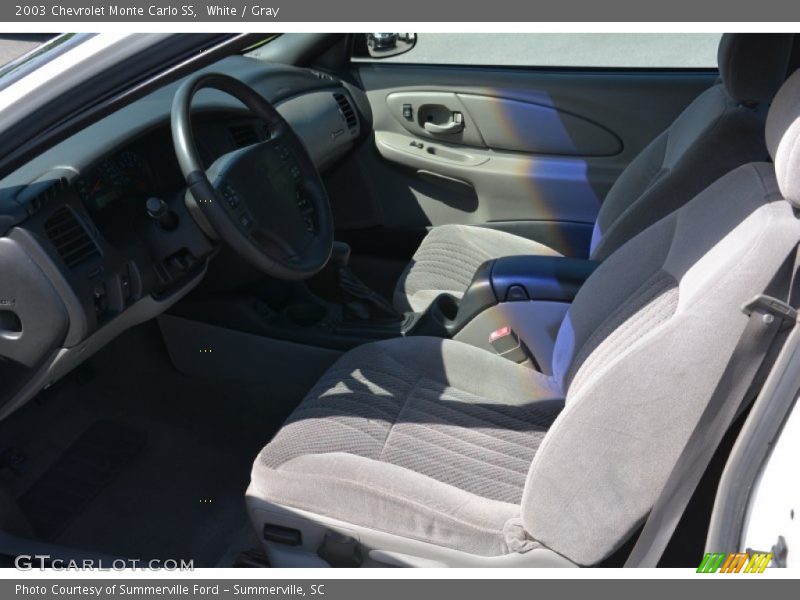 White / Gray 2003 Chevrolet Monte Carlo SS