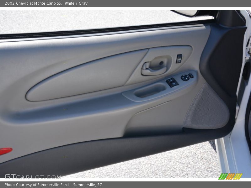 White / Gray 2003 Chevrolet Monte Carlo SS
