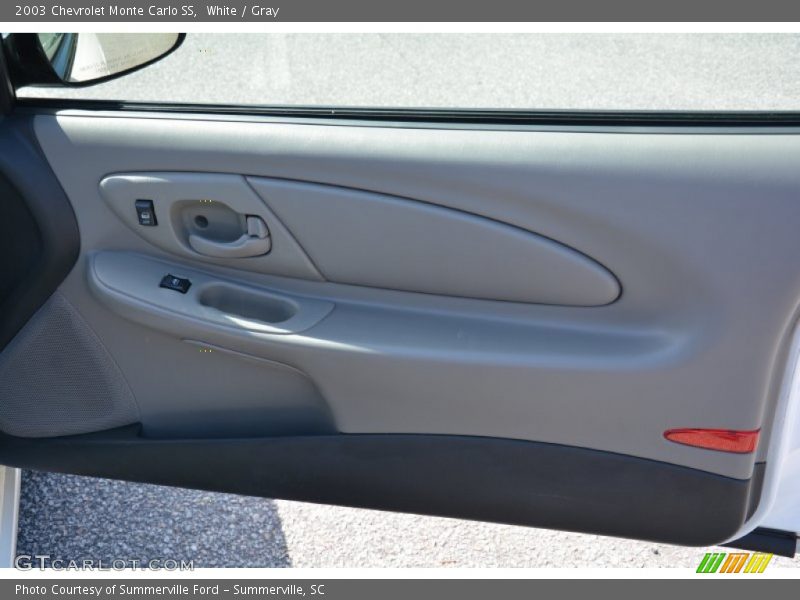 White / Gray 2003 Chevrolet Monte Carlo SS