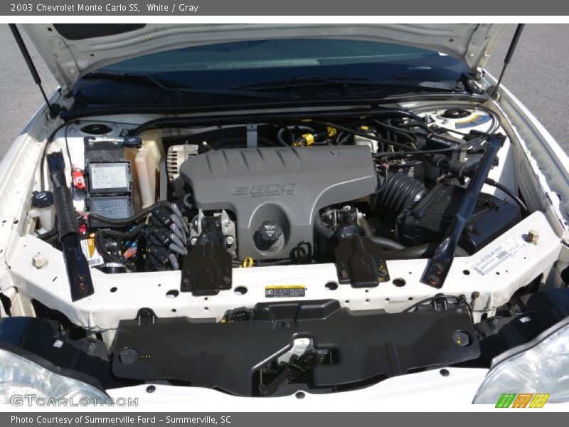 White / Gray 2003 Chevrolet Monte Carlo SS