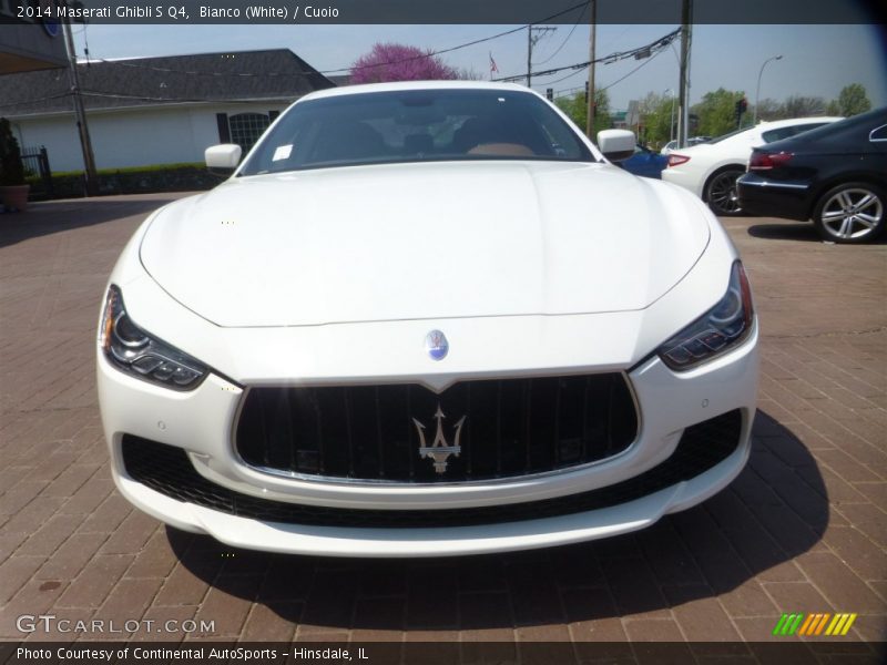 Bianco (White) / Cuoio 2014 Maserati Ghibli S Q4