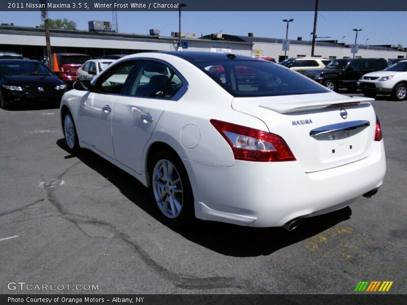 Winter Frost White / Charcoal 2011 Nissan Maxima 3.5 S