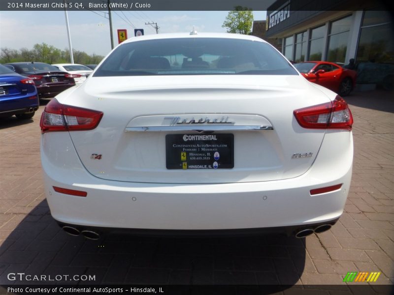 Bianco (White) / Cuoio 2014 Maserati Ghibli S Q4