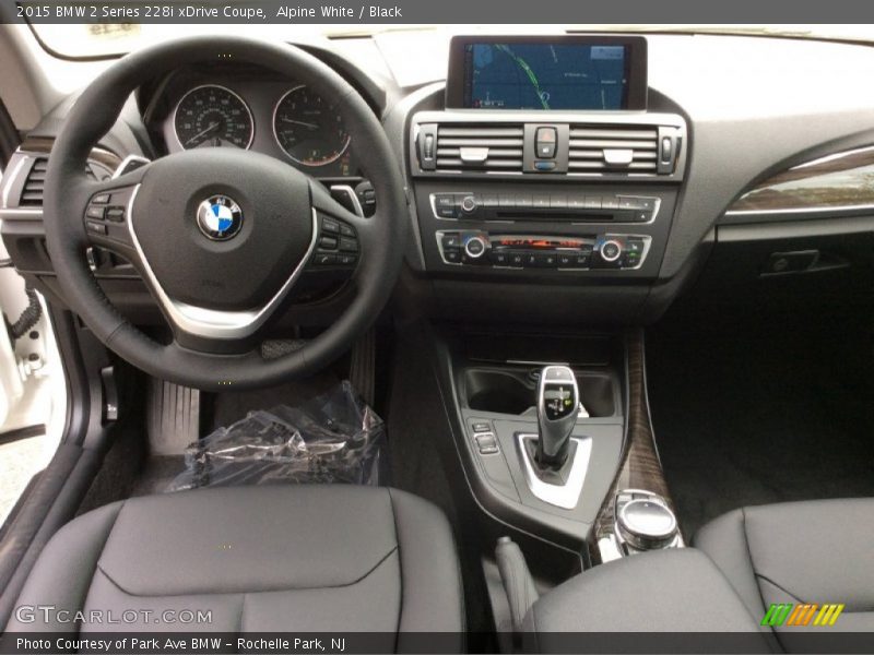 Alpine White / Black 2015 BMW 2 Series 228i xDrive Coupe