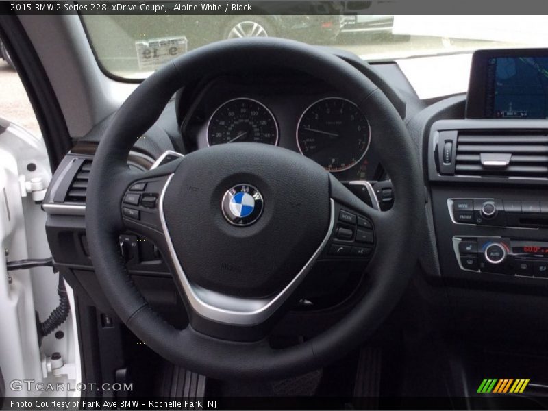 Alpine White / Black 2015 BMW 2 Series 228i xDrive Coupe