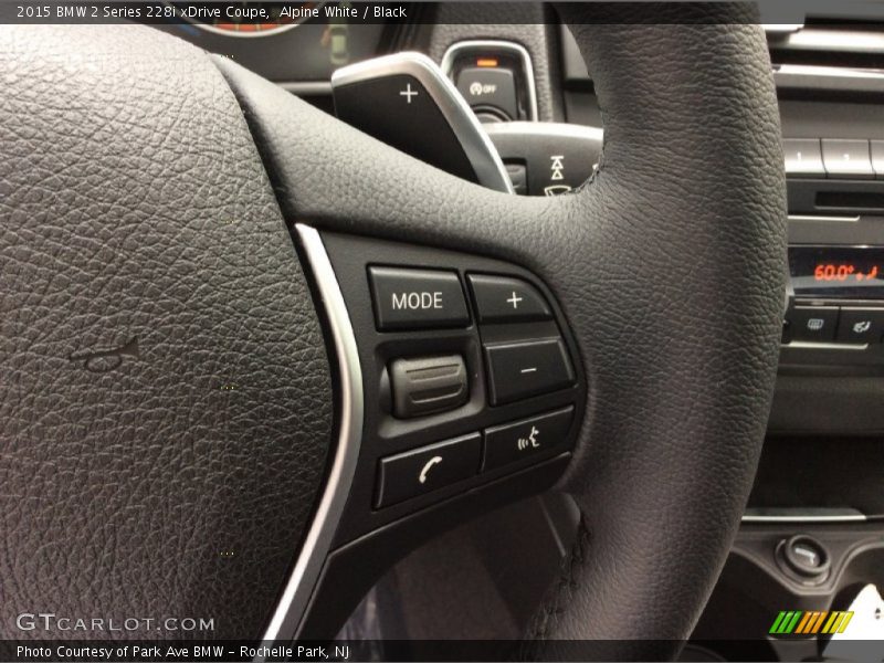 Alpine White / Black 2015 BMW 2 Series 228i xDrive Coupe