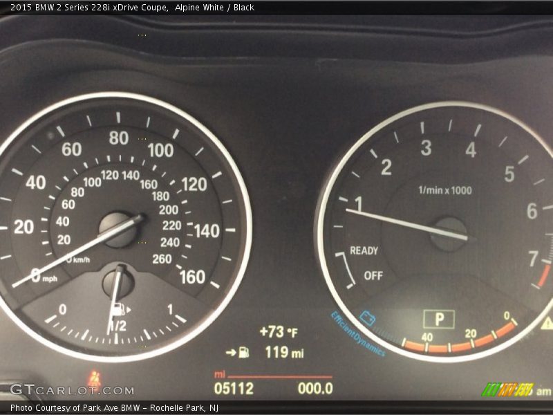 Alpine White / Black 2015 BMW 2 Series 228i xDrive Coupe