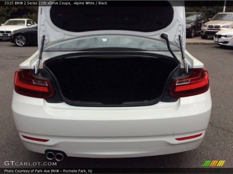 Alpine White / Black 2015 BMW 2 Series 228i xDrive Coupe