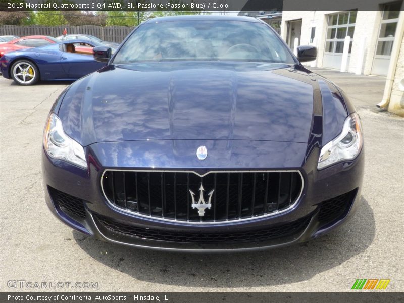 Blu Passione (Passion Blue) / Cuoio 2015 Maserati Quattroporte S Q4 AWD