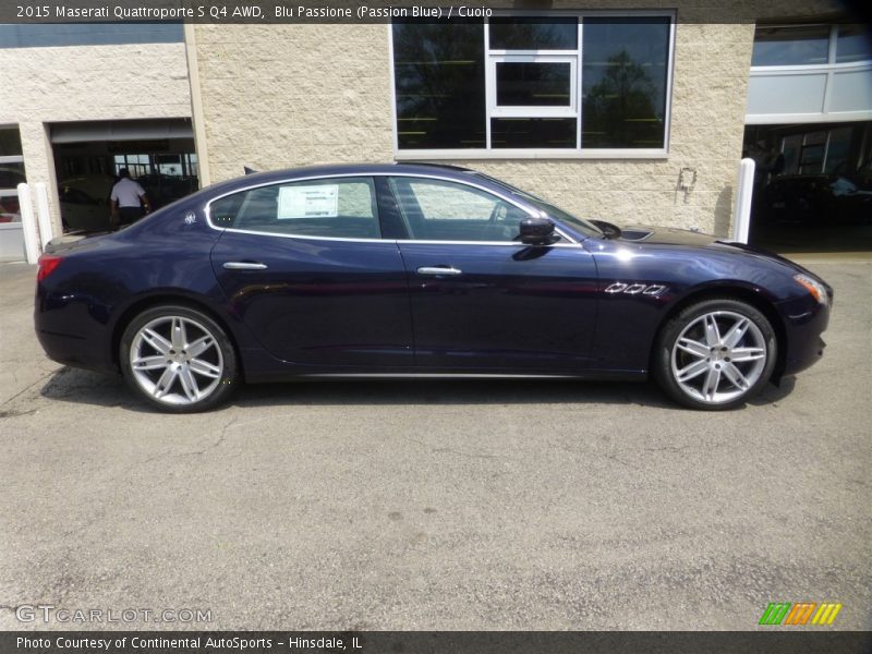 Blu Passione (Passion Blue) / Cuoio 2015 Maserati Quattroporte S Q4 AWD