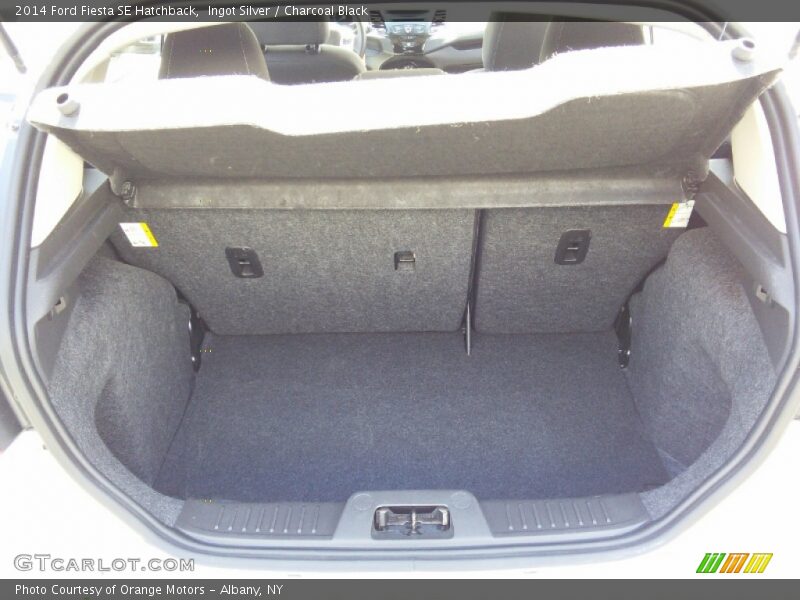 Ingot Silver / Charcoal Black 2014 Ford Fiesta SE Hatchback