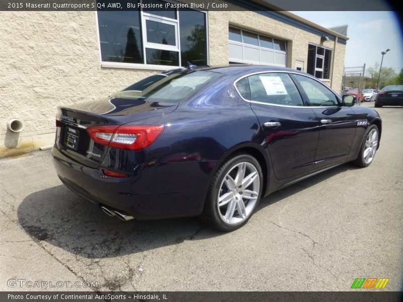 Blu Passione (Passion Blue) / Cuoio 2015 Maserati Quattroporte S Q4 AWD