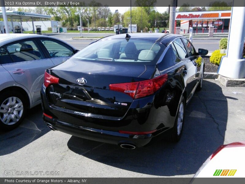 Ebony Black / Beige 2013 Kia Optima EX