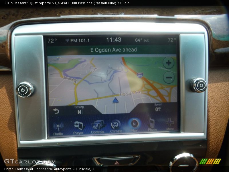 Blu Passione (Passion Blue) / Cuoio 2015 Maserati Quattroporte S Q4 AWD