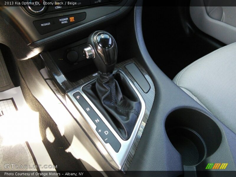 Ebony Black / Beige 2013 Kia Optima EX