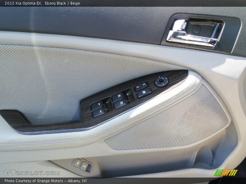 Ebony Black / Beige 2013 Kia Optima EX