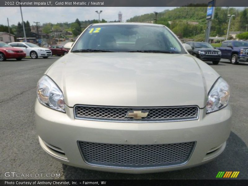 Gold Mist Metallic / Neutral 2012 Chevrolet Impala LT