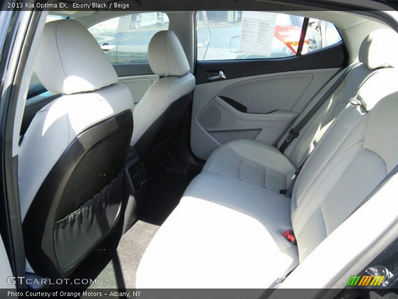 Ebony Black / Beige 2013 Kia Optima EX