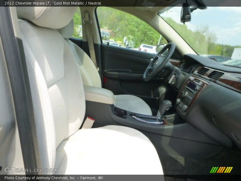 Gold Mist Metallic / Neutral 2012 Chevrolet Impala LT
