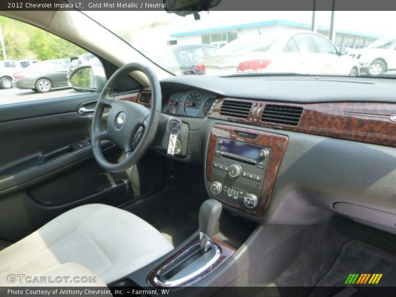 Gold Mist Metallic / Neutral 2012 Chevrolet Impala LT