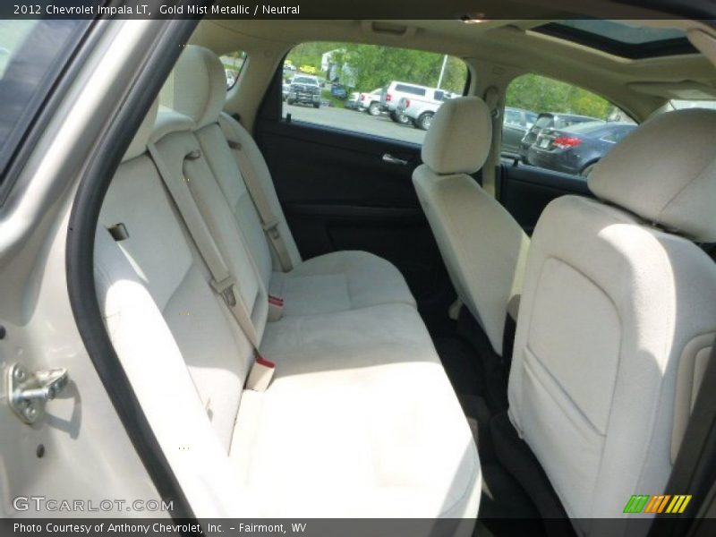 Gold Mist Metallic / Neutral 2012 Chevrolet Impala LT