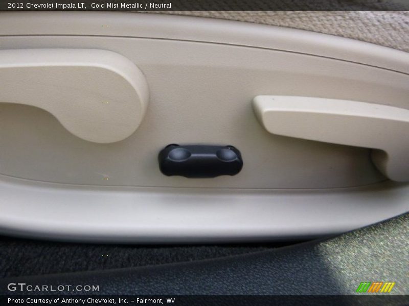 Gold Mist Metallic / Neutral 2012 Chevrolet Impala LT