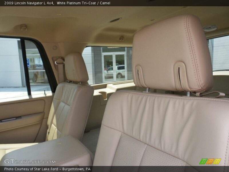 White Platinum Tri-Coat / Camel 2009 Lincoln Navigator L 4x4