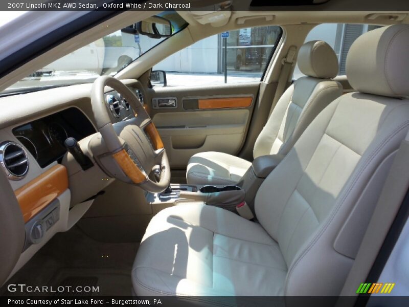 Oxford White / Dark Charcoal 2007 Lincoln MKZ AWD Sedan