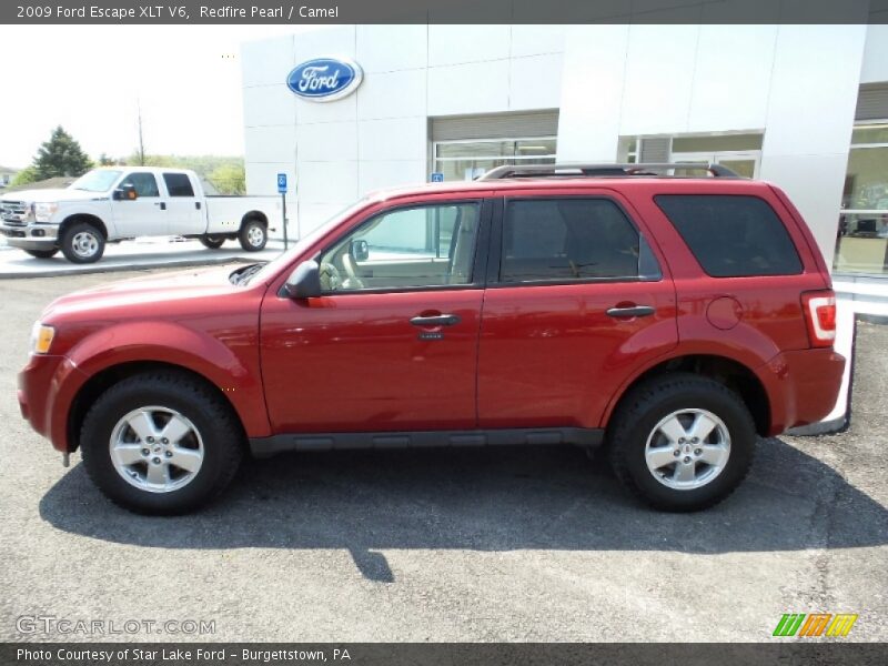 Redfire Pearl / Camel 2009 Ford Escape XLT V6