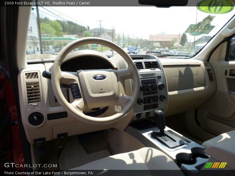 Redfire Pearl / Camel 2009 Ford Escape XLT V6