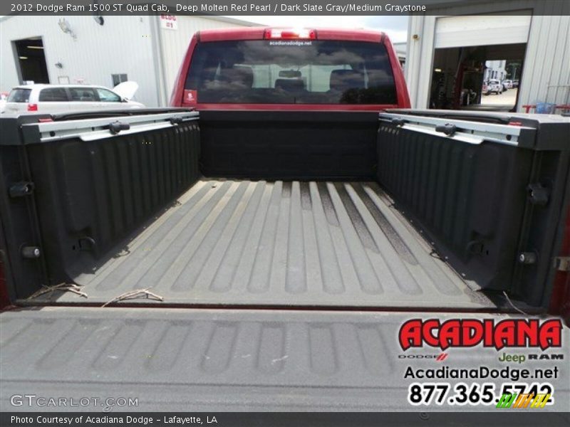 Deep Molten Red Pearl / Dark Slate Gray/Medium Graystone 2012 Dodge Ram 1500 ST Quad Cab