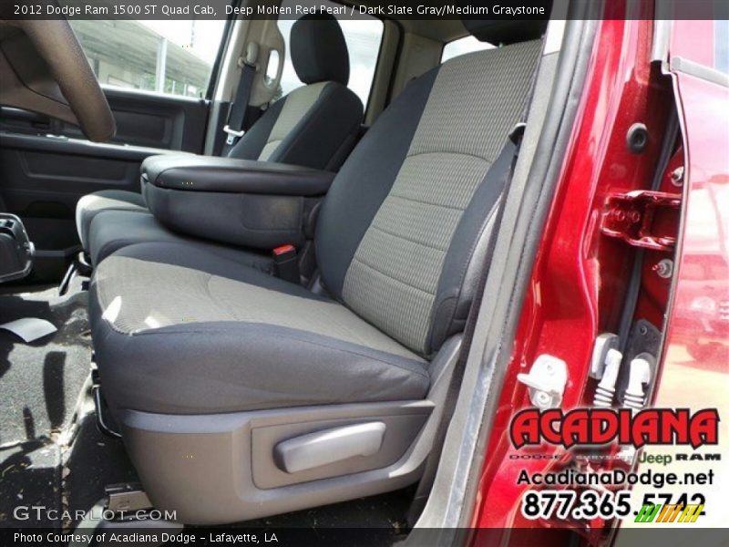 Deep Molten Red Pearl / Dark Slate Gray/Medium Graystone 2012 Dodge Ram 1500 ST Quad Cab