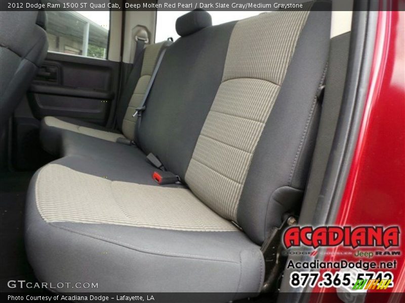 Deep Molten Red Pearl / Dark Slate Gray/Medium Graystone 2012 Dodge Ram 1500 ST Quad Cab
