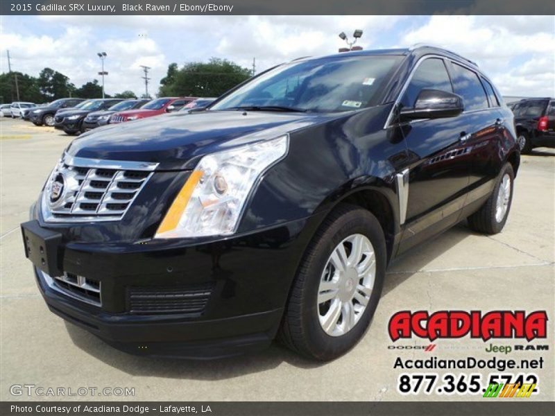 Black Raven / Ebony/Ebony 2015 Cadillac SRX Luxury