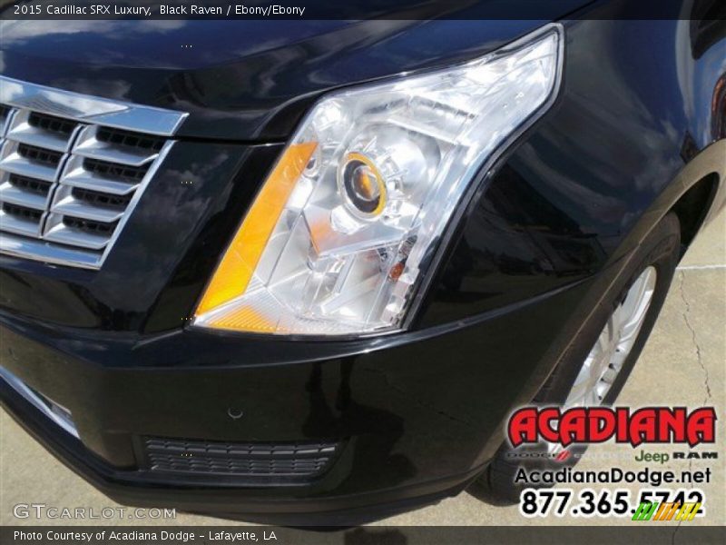Black Raven / Ebony/Ebony 2015 Cadillac SRX Luxury