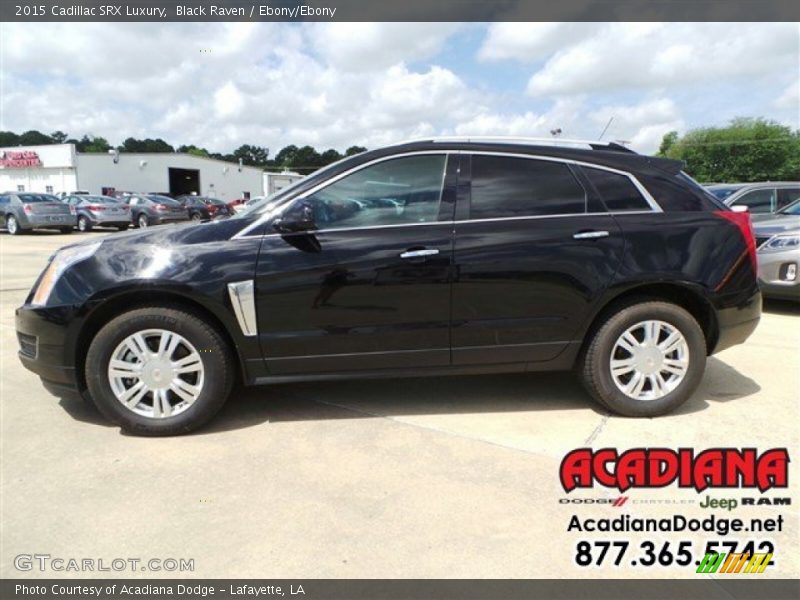 Black Raven / Ebony/Ebony 2015 Cadillac SRX Luxury