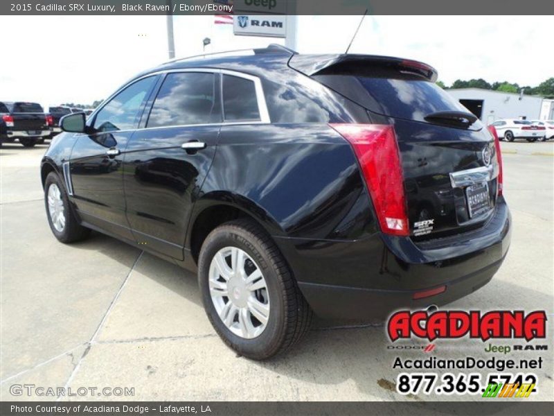 Black Raven / Ebony/Ebony 2015 Cadillac SRX Luxury