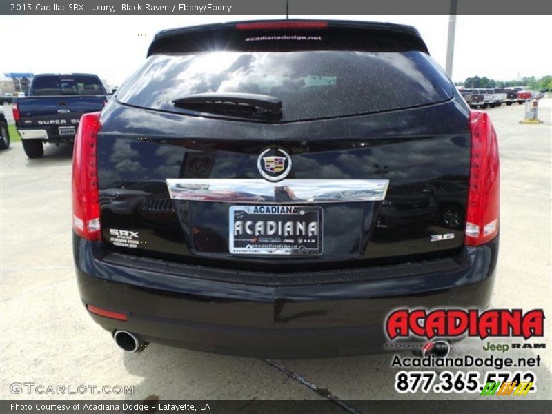 Black Raven / Ebony/Ebony 2015 Cadillac SRX Luxury